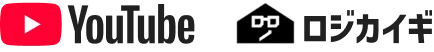 YouTubeとロジカイギのロゴ