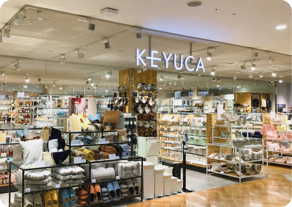 KEYUCAの店舗内観